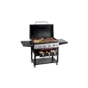 Plancha gaz Blackstone Plus 36" Airfryer sur chariot + couvercle